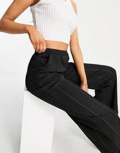 Черные брюки для дома с широкими штанинами от комплекта JDY Bina-Черный цвет