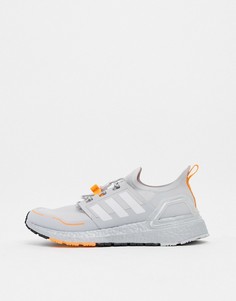 Серые кроссовки adidas Running Ultraboost 20-Белый