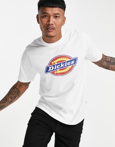 Белая футболка с логотипом с подковой Dickies-Белый