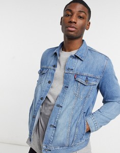 Голубая выбеленная джинсовая куртка Levis Youth-Голубой Levis®