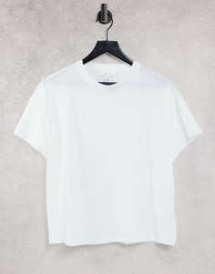 Белая свободная футболка Topshop-Белый