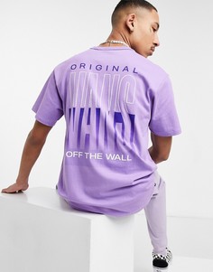 Сиреневая футболка с принтом "Off the Wall" Vans-Фиолетовый цвет