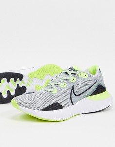 Серые кроссовки Nike Running Renew Run-Серый
