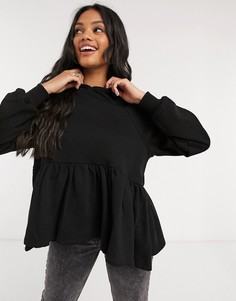 Худи черного цвета ASOS DESIGN-Черный