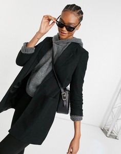 Черный длинный блейзер Vero Moda-Черный цвет