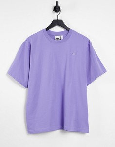 Светло-фиолетовая премиум-футболка adidas Originals-Фиолетовый цвет