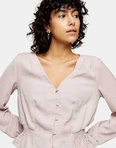 Розовая блузка Topshop-Розовый цвет
