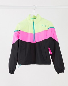 Черная куртка с контрастными вставками Puma Training xtreme-Мульти