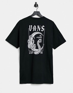 Черная футболка с короткими рукавами Vans Cresent-Черный цвет