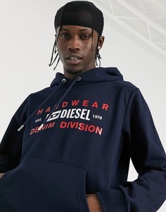 Темно-синий худи Diesel s-girl k20