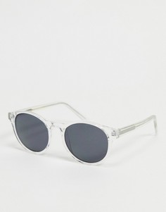 Круглые солнцезащитные очки в стиле унисекс с прозрачной оправой A.Kjaerbede Marvin-Прозрачный