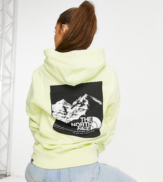 Худи желтого цвета The North Face Graphic – эксклюзивно для ASOS-Желтый