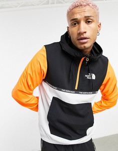 Черная/оранжевая куртка-ветровка The North Face Mountain Athletic-Черный цвет