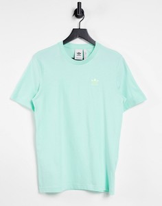 Футболка мятного цвета adidas Originals essentials-Зеленый цвет