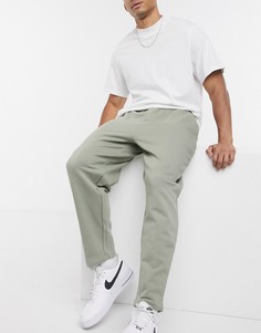 Суженные книзу oversized-джоггеры цвета хаки ASOS DESIGN-Зеленый