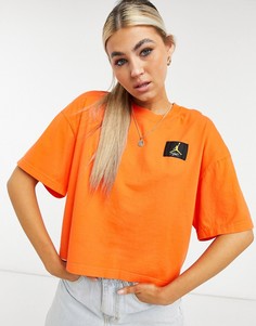 Свободная оранжевая футболка с короткими рукавами Jordan Essential-Оранжевый цвет