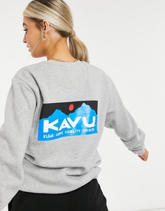 Серый свитшот Kavu Klear Above