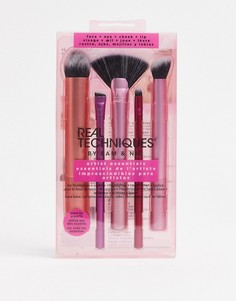 Набор кистей для макияжа Real Techniques Artist Essentials (общая стоимость: £40)-Бесцветный