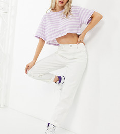 Белые классические джинсы в винтажном стиле ASOS DESIGN Petite-Белый