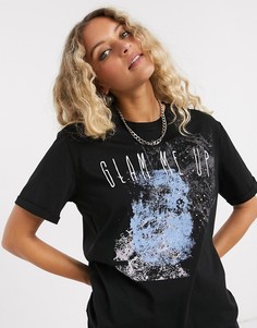 Черная футболка Vero Moda Blue Rock-Черный