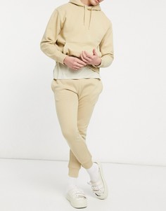 Светло-бежевые джоггеры от комплекта Topman-Нейтральный
