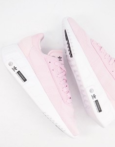 Кроссовки из экологичных материалов розового цвета adidas Originals Geodiver-Розовый цвет