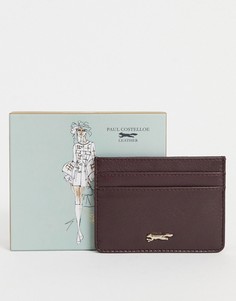 Красная кожаная кредитница Paul Costelloe-Красный