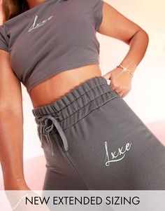 Темно-серые широкие джоггеры для дома ASOS LUXE-Серый