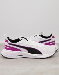 Бело-фиолетовые кроссовки Puma Running Scorch-Черный цвет
