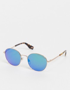 Солнцезащитные очки с синими стеклами Marc Jacobs 272/S-Золотистый