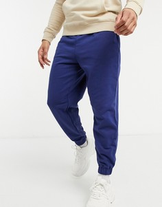 Синие oversized-джоггеры из органического хлопка ASOS DESIGN-Темно-синий