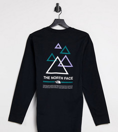 Черный лонгслив The North Face Triangle – эксклюзивно для ASOS-Черный цвет