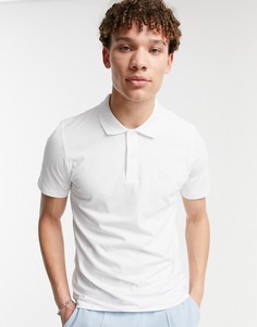 Белое трикотажное поло Jack & Jones Core-Белый