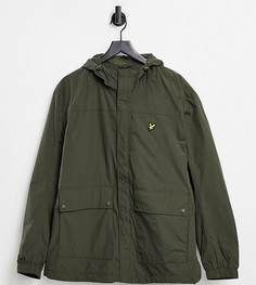 Куртка с капюшоном и карманами Lyle & Scott Plus-Зеленый цвет