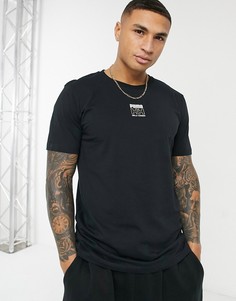 Черная oversized-футболка Puma x Helly Hansen-Черный цвет