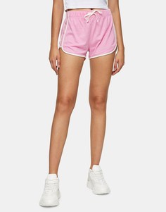 Розовые шорты для бега Topshop-Розовый