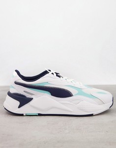 Белые кроссовки Puma RS-X3 Hard Drive-Белый