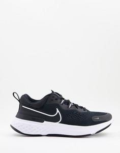 Черные кроссовки Nike Running React Miler 2-Черный цвет