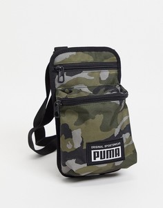 Камуфляжная сумка для авиапутешествий Puma Academy-Зеленый цвет
