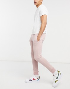 Розово-коричневые джоггеры от комплекта Topman-Розовый цвет