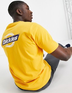 Оранжевая футболка с принтом на спине Dickies Ruston-Оранжевый цвет