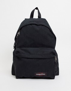 Черный вельветовый рюкзак с мягкими вставками Eastpak Padded Pakr-Черный цвет
