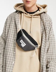 Черно-серая сумка-кошелек на пояс Eastpak Springer-Черный цвет