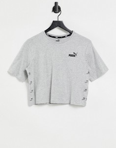 Серая футболка Puma Amplified-Серый