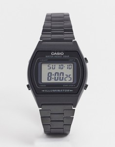 Черные электронные часы из нержавеющей стали Casio B640WB-1AEF-Черный цвет