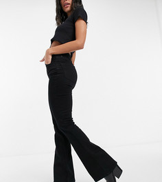 Очень эластичные джинсы клеш чистого черного цвета Reclaimed Vintage Inspired The 79-Черный цвет