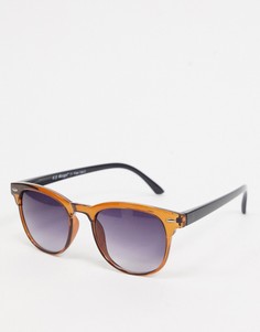 Коричневые стильные солнцезащитные очки AJ Morgan-Коричневый цвет