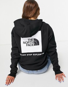 Худи черного цвета с рукавами реглан The North Face-Черный цвет