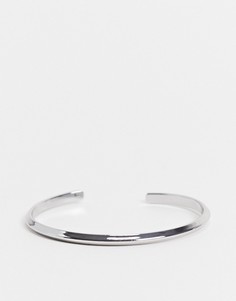 Серебристый браслет с дизайном в виде лезвия ASOS DESIGN