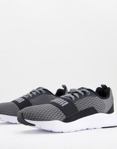 Серые кроссовки Puma Wired-Серый